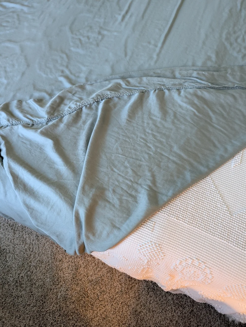 Pure Beech Sateen Sage Green 400T 100% Modal Queen Size Flat Sheet